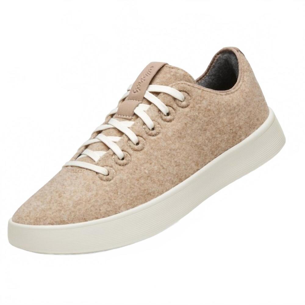 NEW ALLBIRDS women's wool cruiser sneaker in light tan